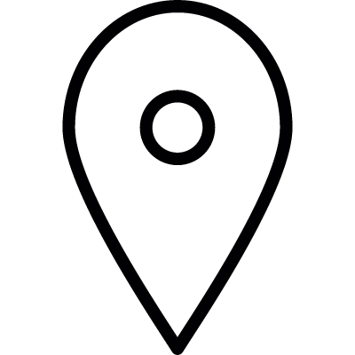 Map mark symbol of iOS 7 vector logo