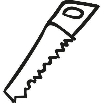 Carpenter Saw vector logo