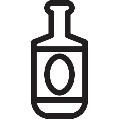 Rum Bottle vector logo