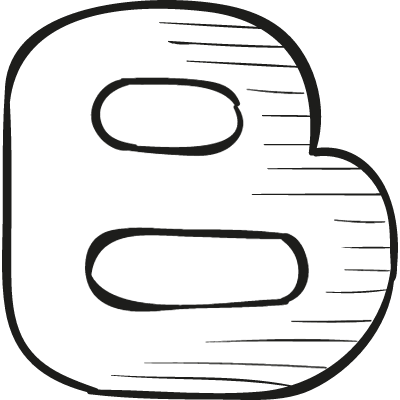Blogger Draw Logo vector logo