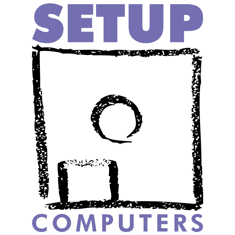 Setup Computers vector logo