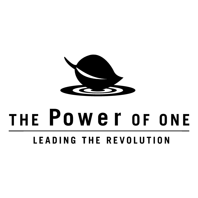 The Power Of One vector logo