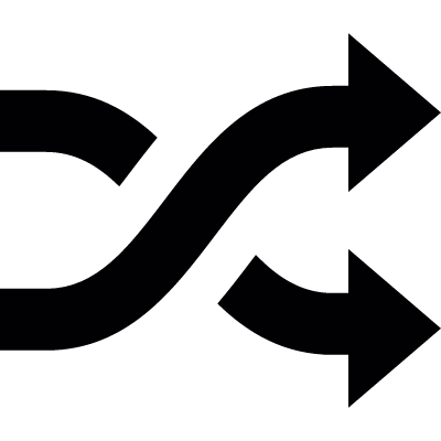 Shuffle Arrows vector logo