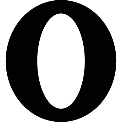 Opera browser logotype vector logo