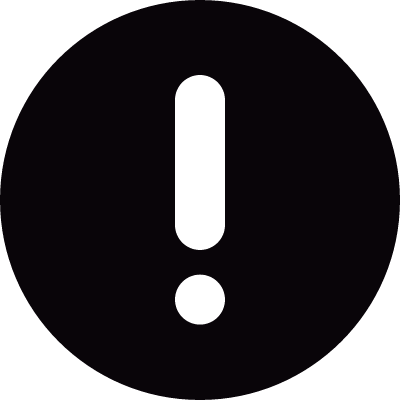 Exclamation Button vector logo