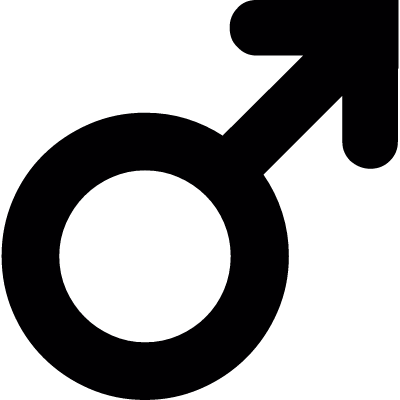 Male symbol vector logo