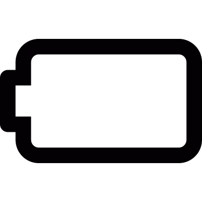 Battery level vector logo