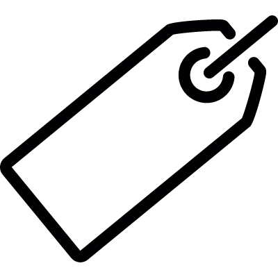 Paper label vector logo