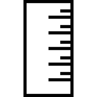 Ruler tool, IOS 7 interface symbol vector logo
