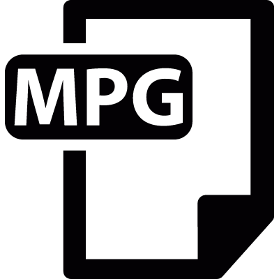 Mpg format vector logo