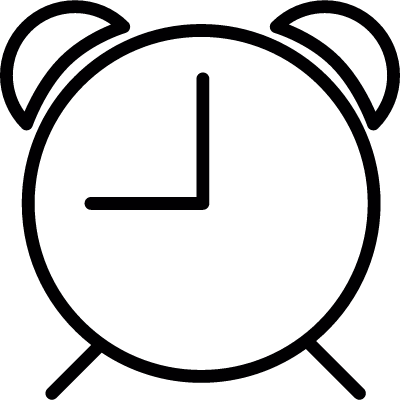 Alarm, IOS 7 interface symbol vector logo