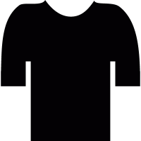 Black t-shirt vector