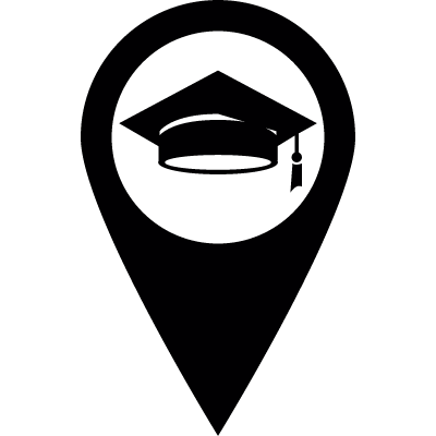 University Pin vector logo