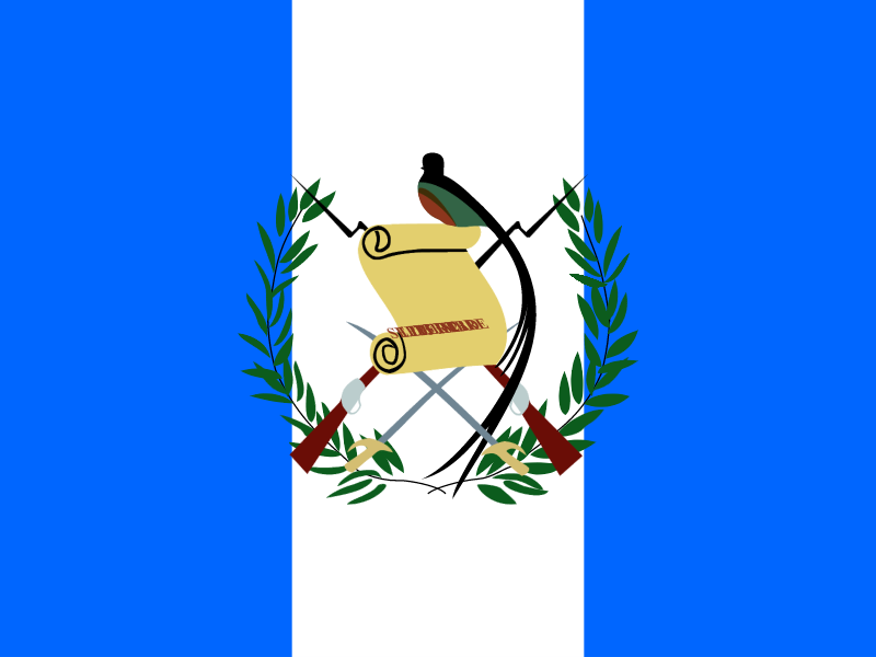 Flag of Guatemala vector