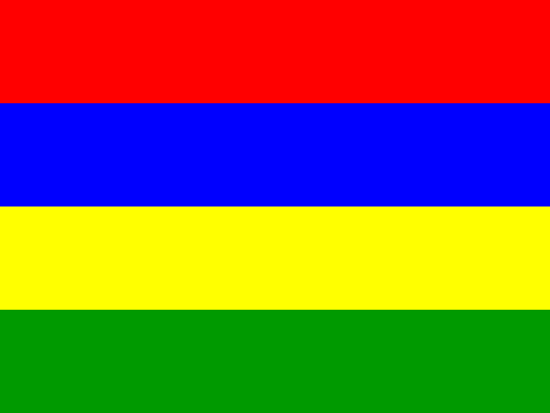 Flag of Mauritius vector logo