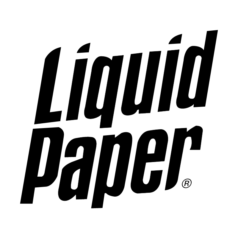 Liquid Paper vector logo