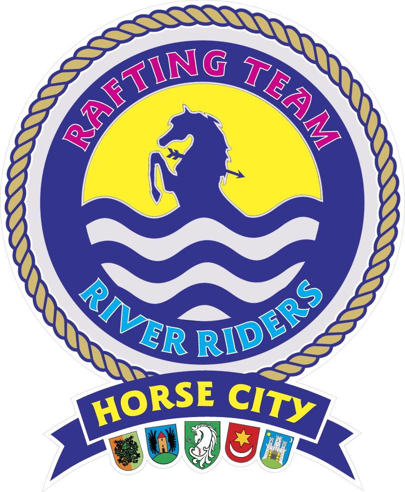 River Riders Horse City vector