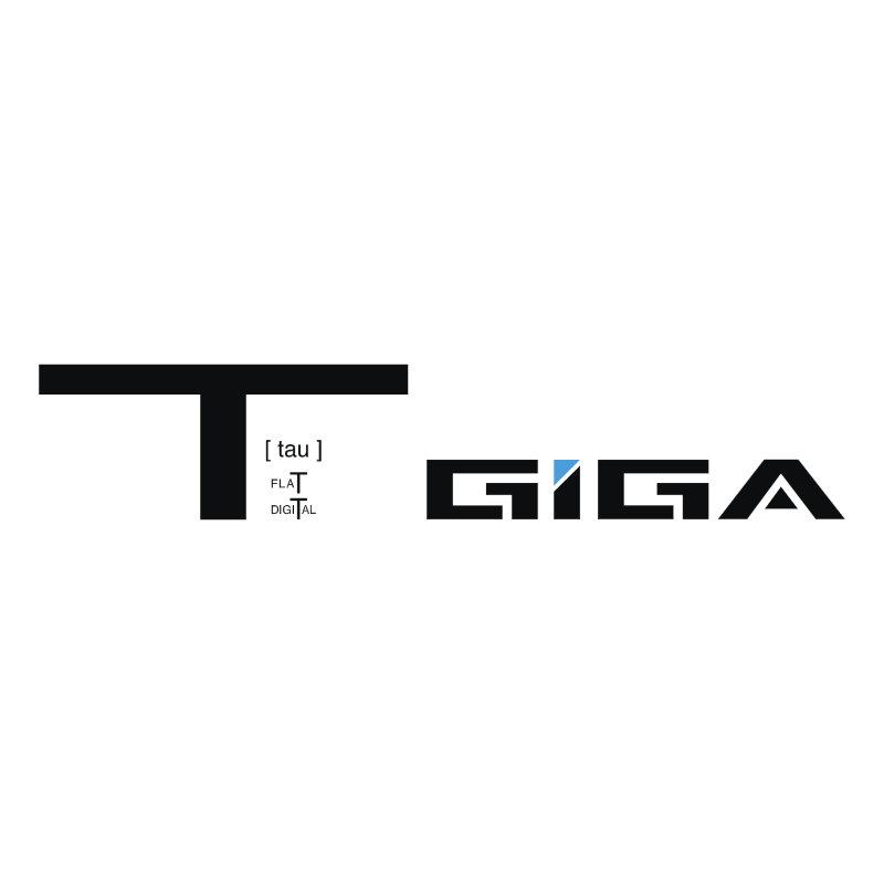 Tau Giga vector logo