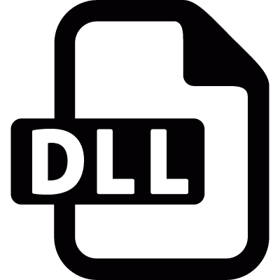 DLL file vector logo