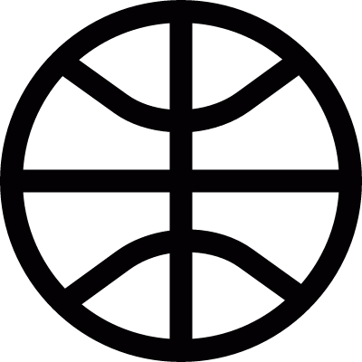 Basketball ball vector logo