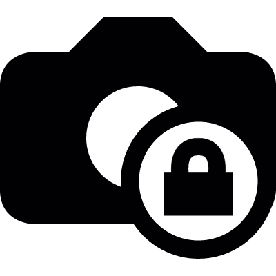 Image locked vector logo