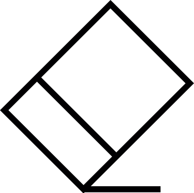 Eraser vector logo