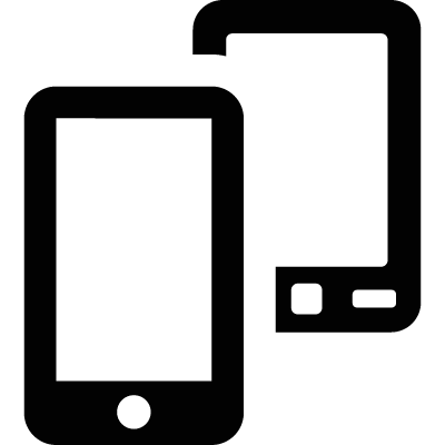 Two Smartphones vector logo