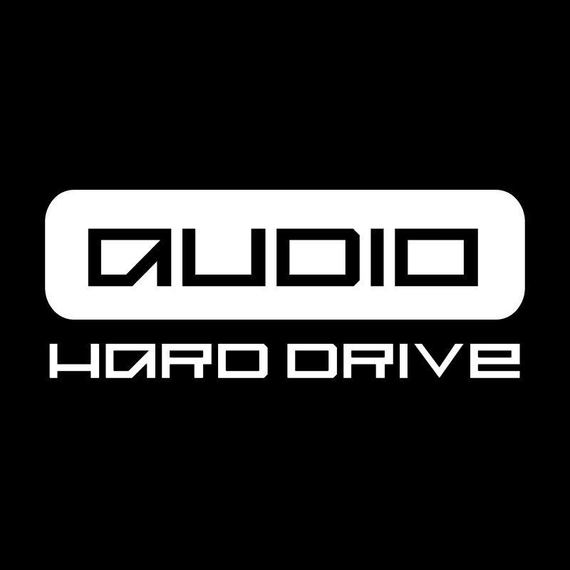 Audio Hard Drive vector logo