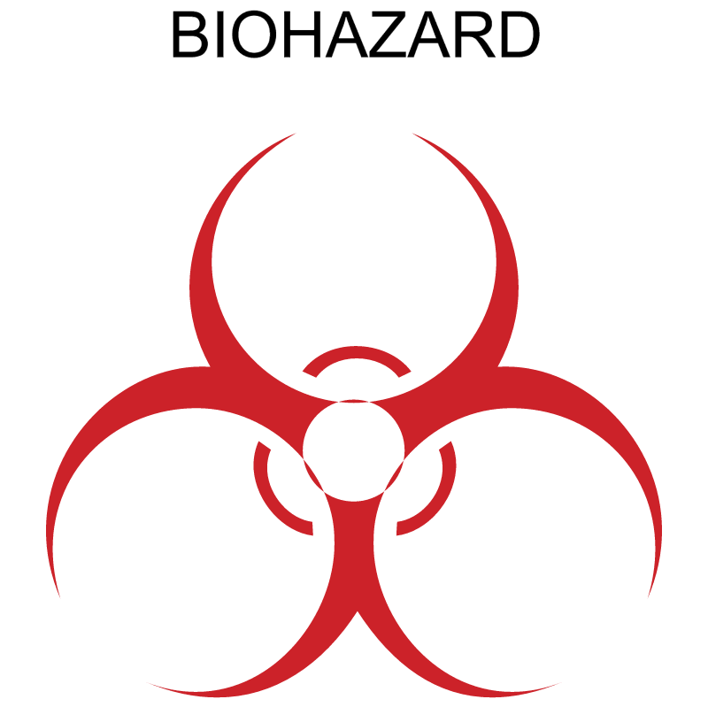 Biohazard vector
