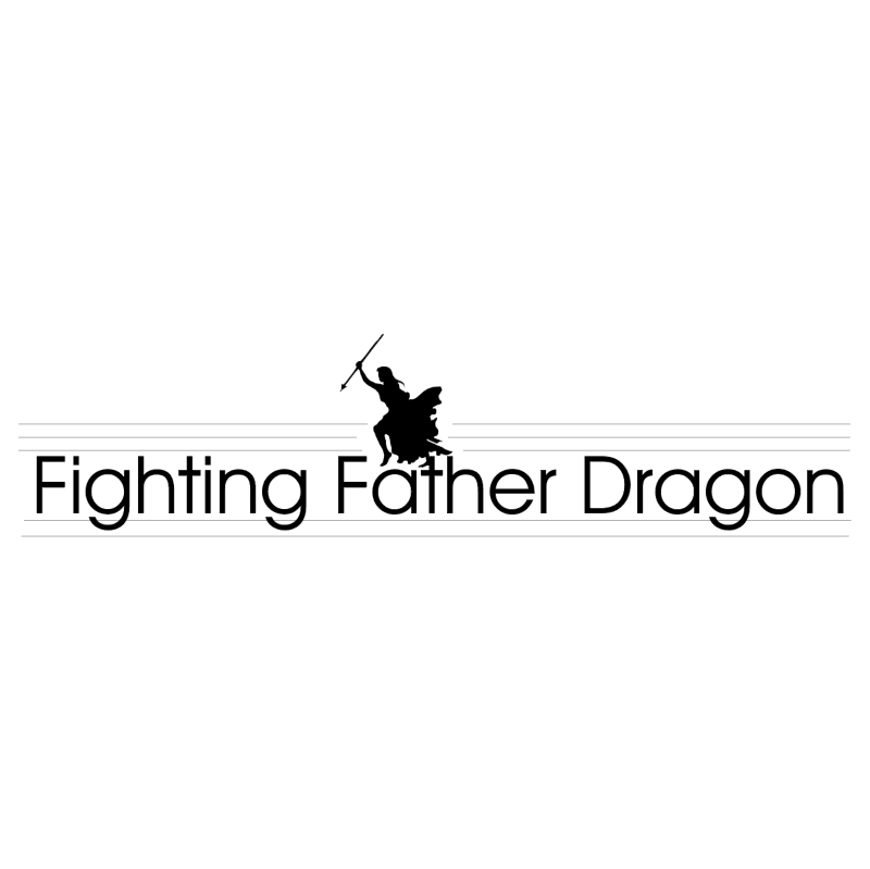 Fighting Father Dragon vector