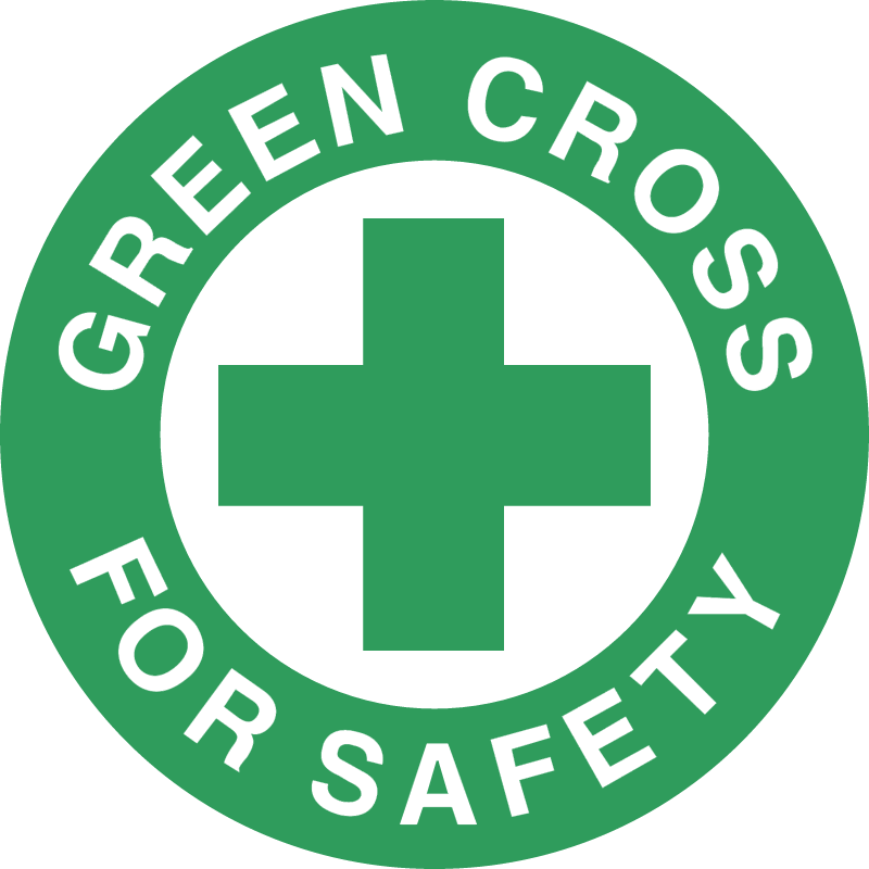 GREEN CROSS FOR SAFETY vector