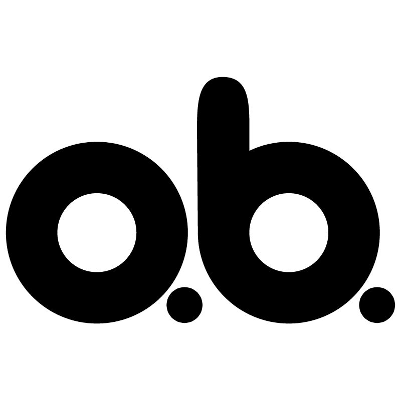 o b vector logo