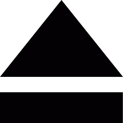 Eject symbol vector logo