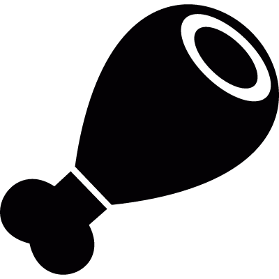 Chicken Thigh vector logo