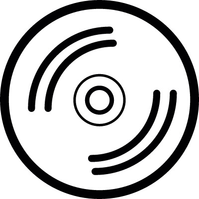 Compact disk vector logo