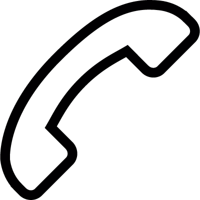 Call end auricular shape, IOS 7 interface symbol vector logo