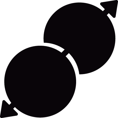 Arrow localization vector logo