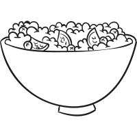 Appetizers Bowl vector