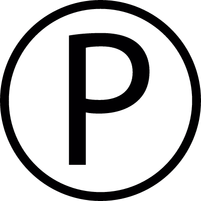 P button vector logo