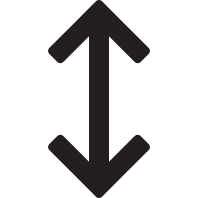Vertical Resize vector logo