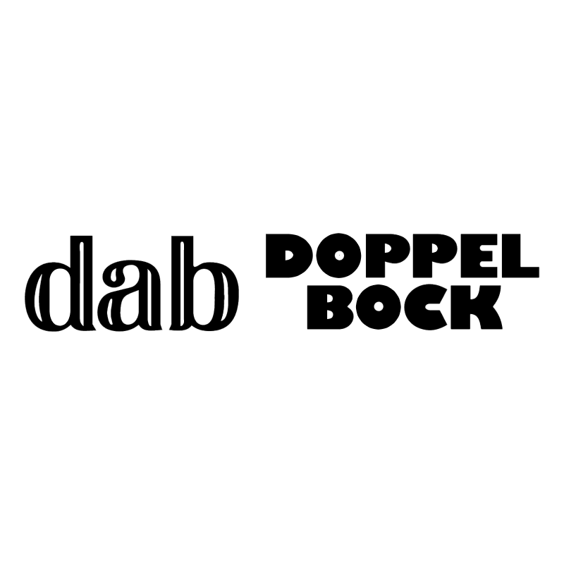 DAB Doppel Bock vector