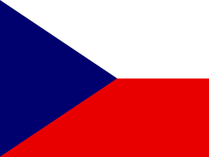 Flag of Czech Republic vector logo