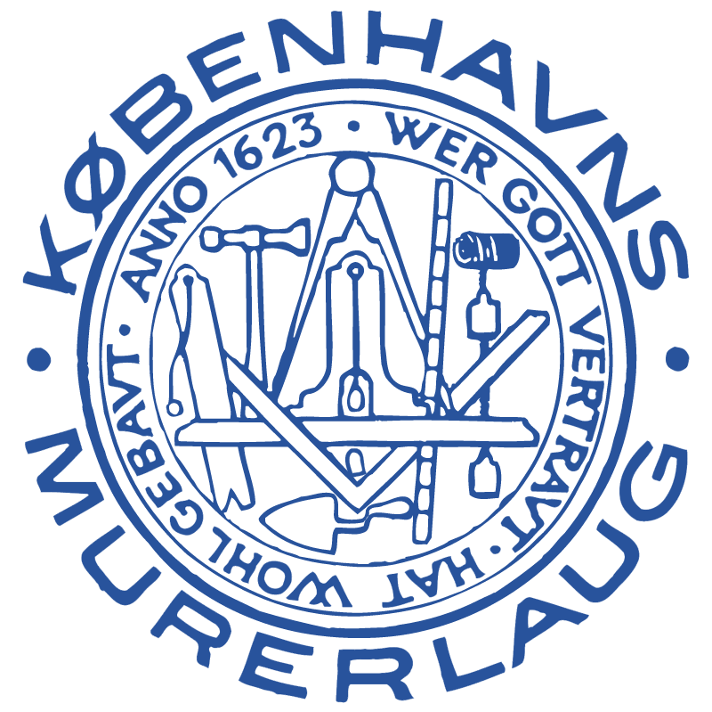 Kobenhavns Murerlaug vector logo
