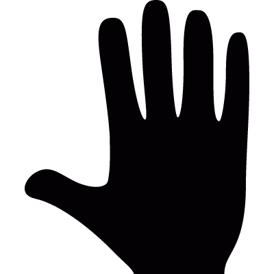 Right hand vector logo