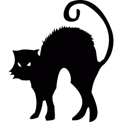 Fright Cat vector logo