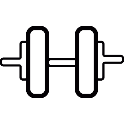 Gym Dumbbell vector logo