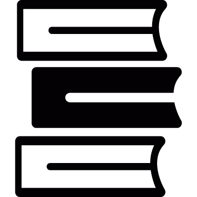 Book stack vector logo
