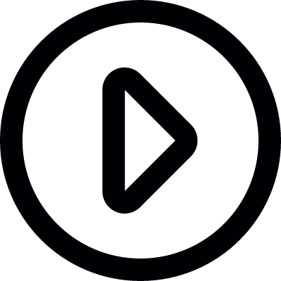 Video play button vector logo