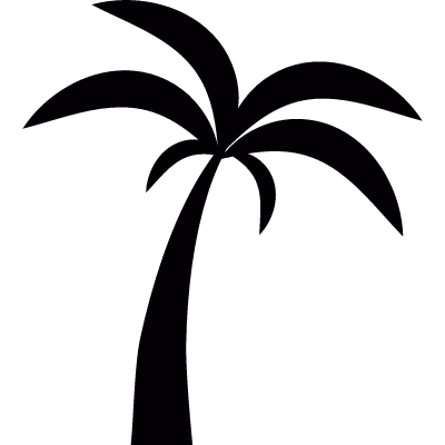 Palm tree vector logo