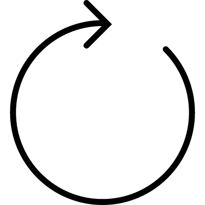 Circular Refreshment Arrow vector logo